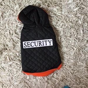 Dog security rain vest
